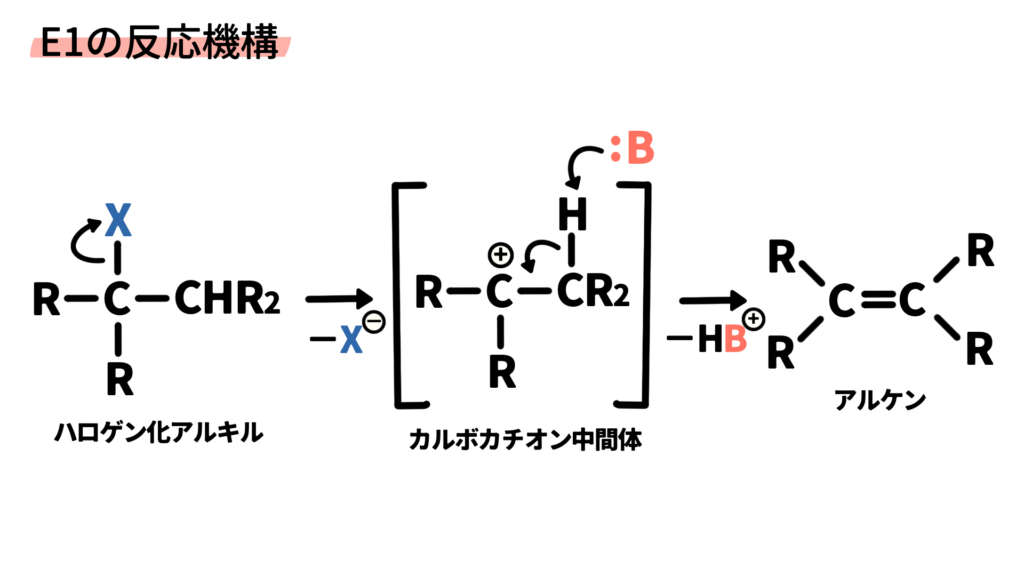 E1反応の反応機構